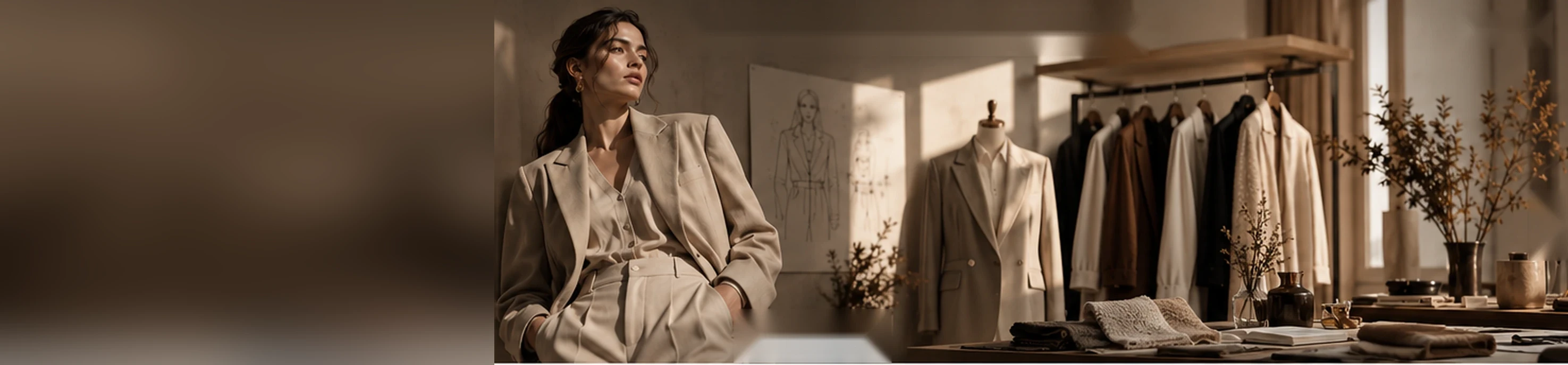 Moda atölyesi ve kadın giyim koleksiyonu